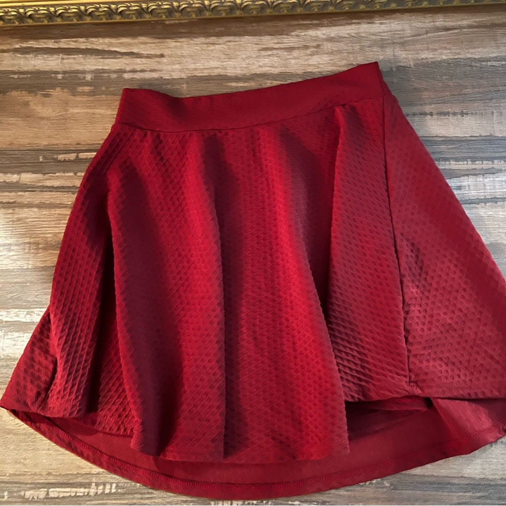 Shasa Red Mini Skirt Sz M